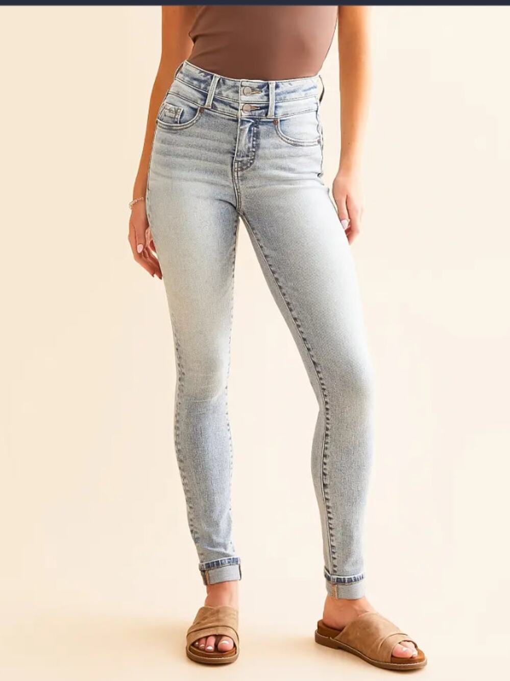 NWT BKE Buckle Black Fit No. 35 Skinny Stretch Jean - 24 waist